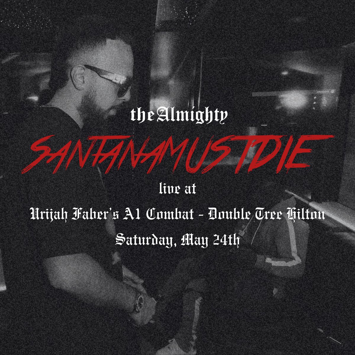 THE ALMIGHTY (@santanamustdie) on Twitter photo I’m LIVE, DJ’n for Uriah Faber’s A1 Combat: Prospect Series MMA fights happening at the Double Tree Hilton this Saturday, May 24th.
S/O to <a href="/A1combat/">Urijah Faber’s A1 Combat</a> for having me on board. I’m LIVE, DJ’n for Uriah Faber’s A1 Combat: Prospect Series MMA fights happening at the Double Tree Hilton this Saturday, May 24th.
S/O to <a href="/A1combat/">Urijah Faber’s A1 Combat</a> for having me on board.