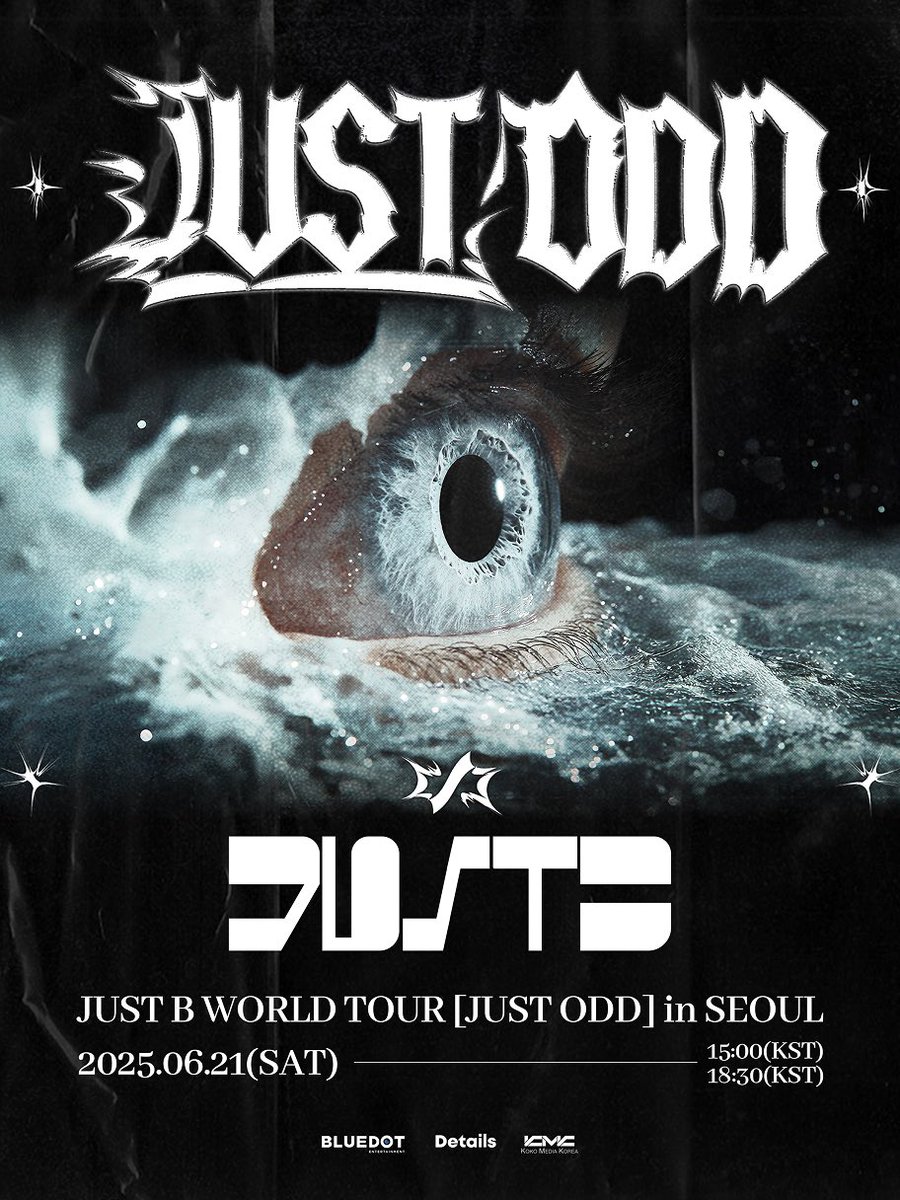 JUSTB_Official's tweet image. 2025 JUST B WORLD TOUR
[JUST ODD] IN SEOUL

⏰ 오늘 오후 7시(KST)! 일반 예매 티켓 오픈!

🎫 Ticket Open (KST)
General Sale | 2025.05.23 (FRI) 7PM
🔗 tickets.interpark.com/goods/25006979
🔗 triple.global/en/ticket/plac…

#JUSTB #저스트비 
#JUSTB_WORLD_TOUR
#JUSTODD