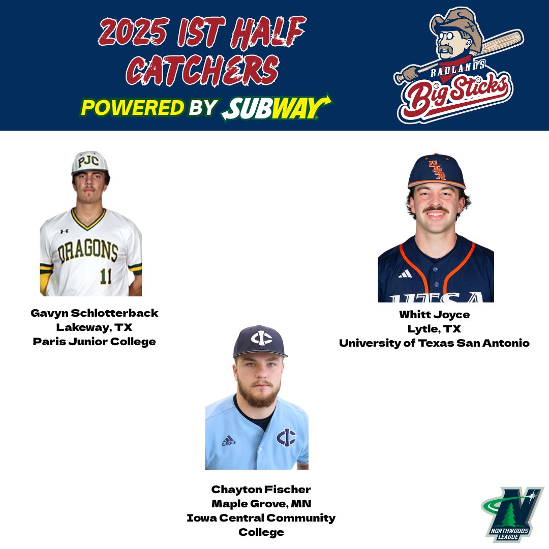 The wait is over. Your 2025 First Half Fielders and Catchers Badlands Big Sticks are HERE. 🔥⚾️ #BigStixND