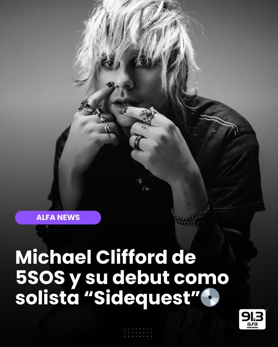 alfa913fm's tweet photo. ¡Michael Clifford (5SOS) tiene nuevo proyecto! 🎸✨ Lanza "Sidequest" con vibes dosmileras y anime. ¿Será el nuevo mood? 🤔 👉 https://t.co/9aNhqaeuGT
#AlfaNews #DondeTodoNace #AlfaRadio #MichaelClifford #5SO https://t.co/Z5avTyD1YU