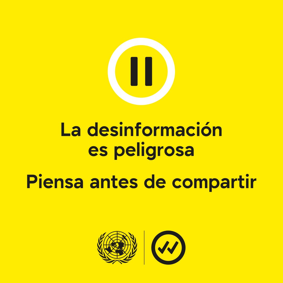 La información falsa corre como la pólvora, alimentando el odio, el miedo y la ira.

Verifica los datos antes de compartirlos.

Promovamos una cultura de verdad e integridad. 

shareverified.com/es/