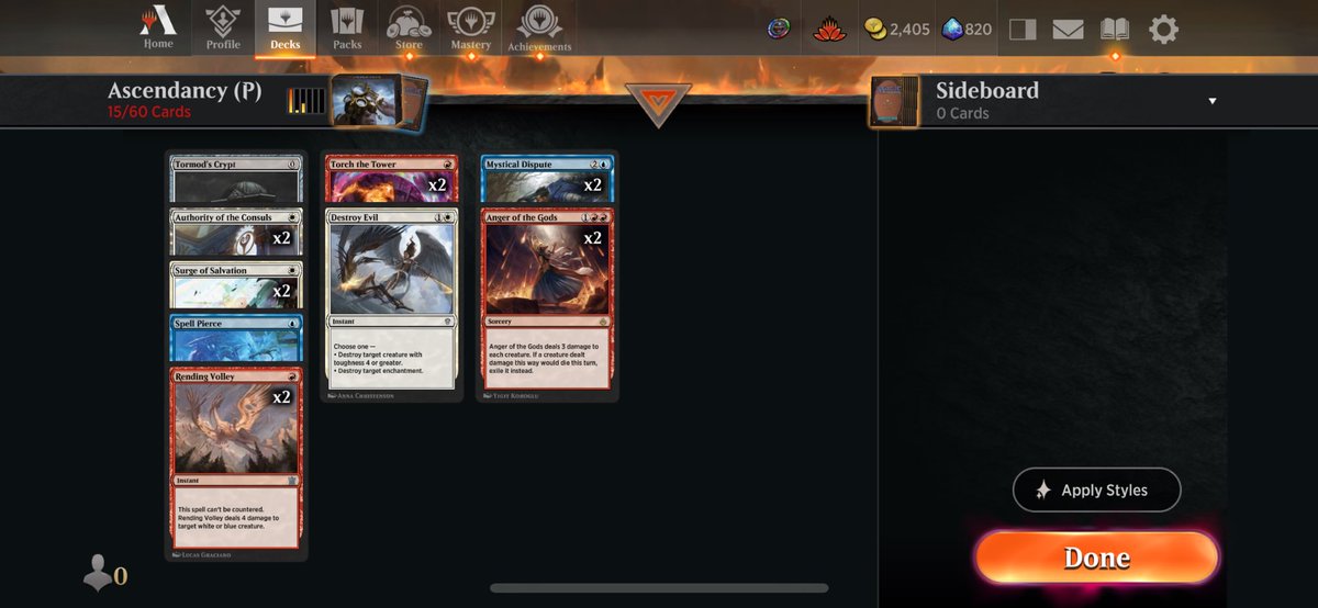 MothTCG's tweet image. Mythic with Cori-Steel Ascendancy in pioneer deck is very fun 

@fireshoes