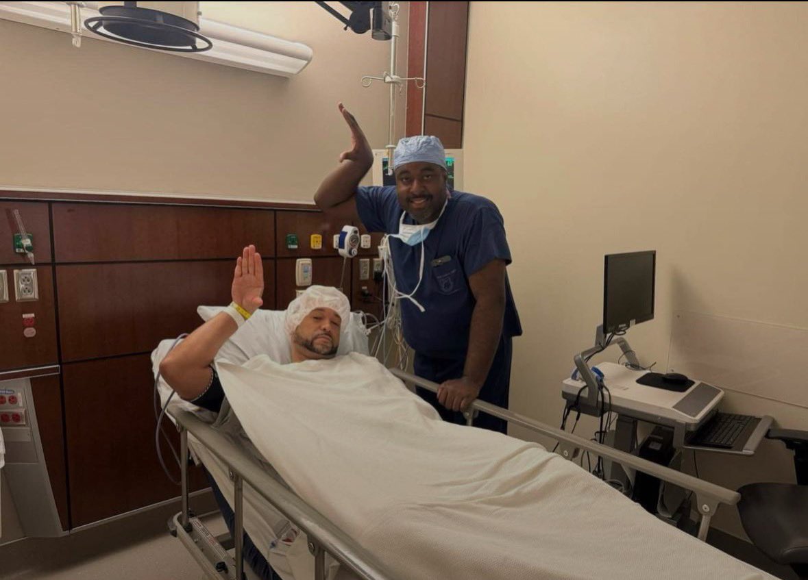 Psi Alpha Chapter’s Bro Dr. Miles Fisher and Bro Mike Jones shared a moment of brotherhood and support.  Bro Dr. Fisher performed arthroscopic knee surgery on Bro Jones.  Their bond exemplifies the enduring spirit and unity of our fraternity.