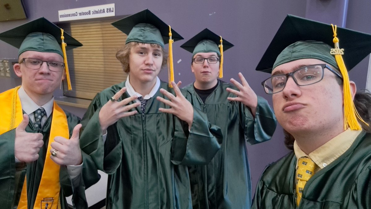 It has happened. Thank you to St. Edward for everything. It has been an honor to be at the school since i was in the 5th grade and now i graduate from the school that saw me grow up.