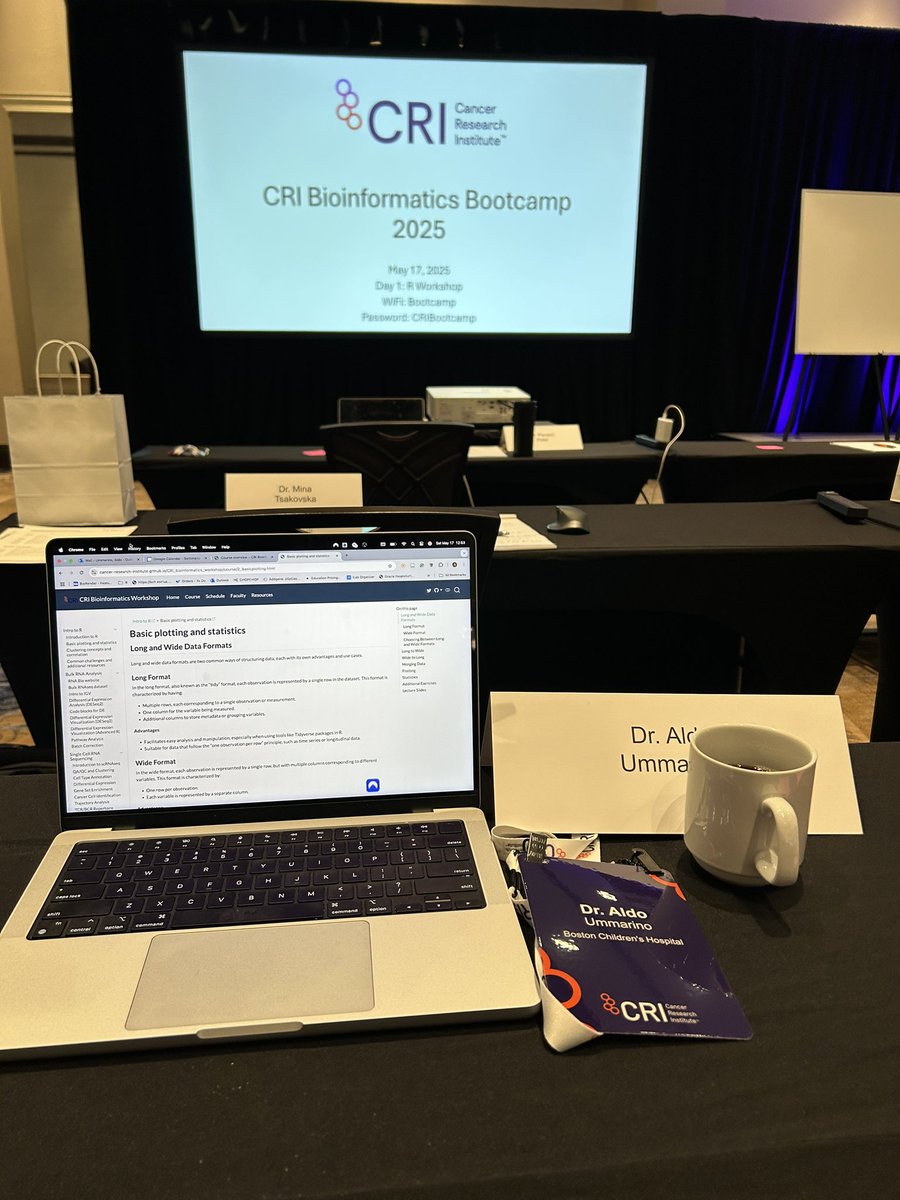 AUmmarino's tweet image. Wrapping up this amazing one-week experience in Orlando, Florida, to attend the Bioinformatics Bootcamp organized by the @CancerResearch
Fantastic opportunity to connect with the other postdoctoral fellows.
Thanks to all the organizers and to the instructors!
#cancer
#immunology