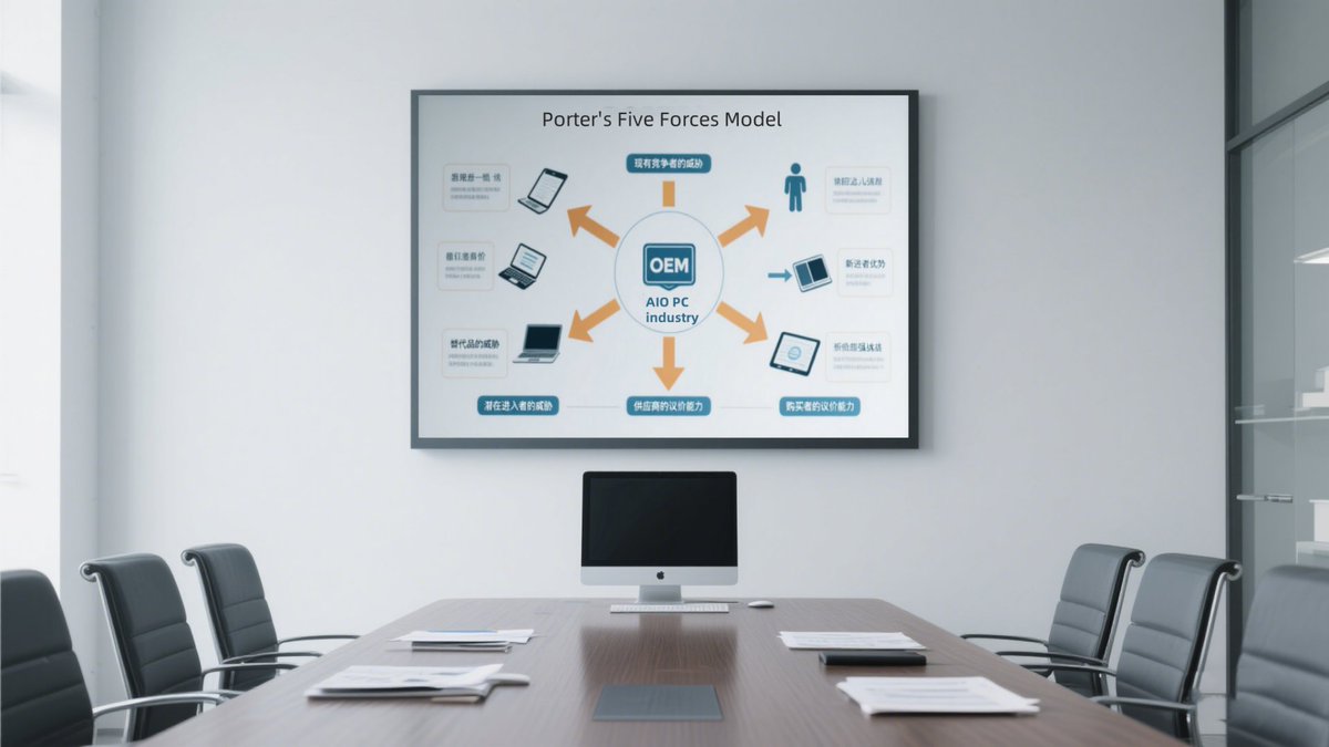 Wdongwd's tweet image. Porter's Five Forces Model Analysis of OEM All In One PC Industry

With upstream price pressure and downstream price cutting, many alternatives and fierce competition, it is difficult for new players to enter the market.
#PortersFiveForcesModel #oemallinonecomputerindustry #AIOPC