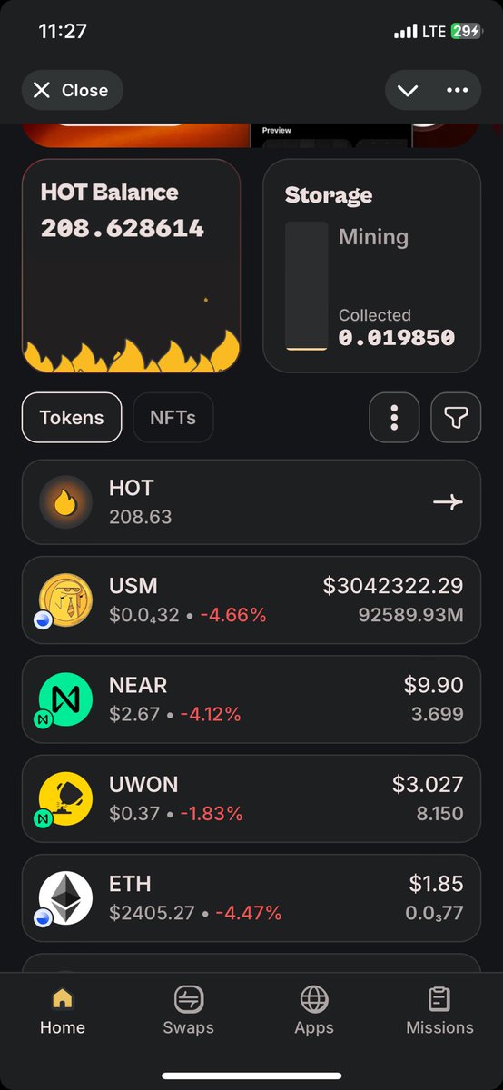megainc00's tweet photo. 3 days ago, I woke up to a strange huge balance on my @NEARProtocol wallet—allegedly a glitch. This morning, I woke up to another @PawtatoFinance as shown in the pic. “There will be signs…”

@NEARProtocol, @PawtatoFinance how many likes for a true no-glitch balance? 🤔💰 https://t.co/XBozNK3Lvz