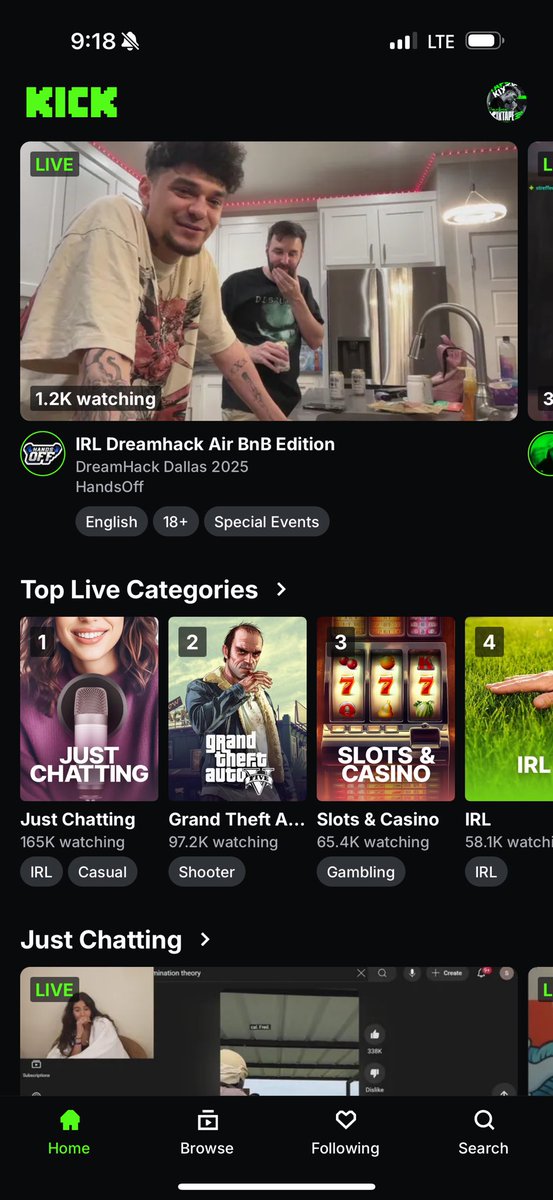 Vibes with the homies <a href="/HandsOffTV/">HandsOff</a>