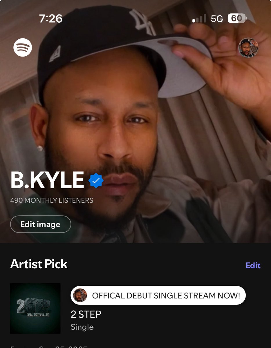 btothedotkyle's tweet image. Wow got my first review via @iTunes  &amp;amp; found out I have almost 500 monthly listeners on @Spotify  &amp;amp; over 1,000 plays on @AppleMusic 💪🏾💯🥹😩❤️‍🔥

Thank you to everyone who has streamed “2 STEP” and/or “COME &amp;amp; GO” ! #2step #Brandonkyle #bkyle #newartist #hitsong