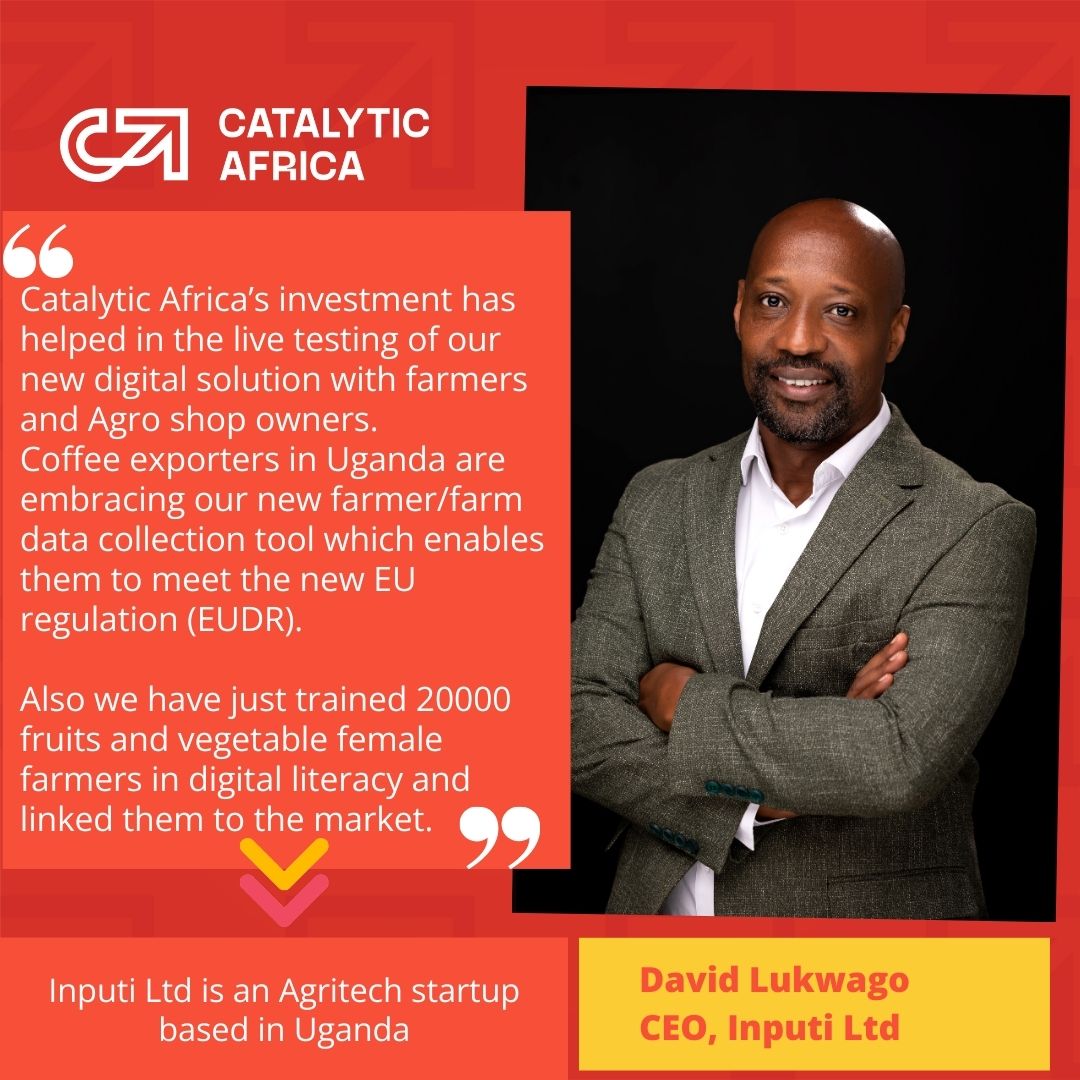 What will #Agritech look like when it transforms farming from soil to sale?

Meet <a href="/InputiINC/">Inputi Limited</a>, Uganda’s leading Agtech solution revolutionising farming across the region by strengthening food systems!

More details about this startup👉inputi.market