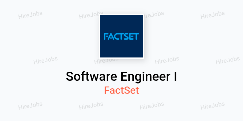 getHireJobs's tweet photo. FactSet is hiring for Software Engineer I | Hyderabad, India | Onsite
• Exp: 0-1Yrs
🚀 Community: https://t.co/bsZ44EG6fd
💼 Apply: https://t.co/dUilfh0ac0
#SoftwareEngineer #EntryLevel #Hyderabad #India #Fulltime #Job #Careers #FactSet https://t.co/ADho8zfL7z