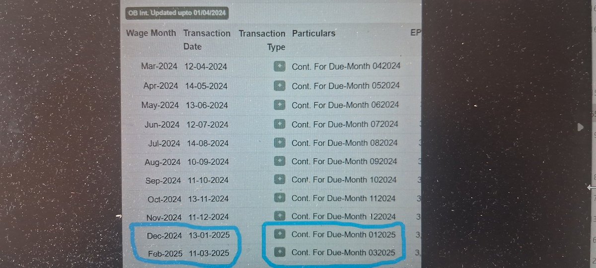 umakantsd's tweet photo. @socialepfo @PMOIndia @timesofindia @TimesNow @htTweets @EconomicTimes 
EPFO portal going through constant downtime and missing up with employees passbook entries. February 2025 contributions not seen on the passbook and there is no official communication from EPFO https://t.co/IBHOPzDTnV