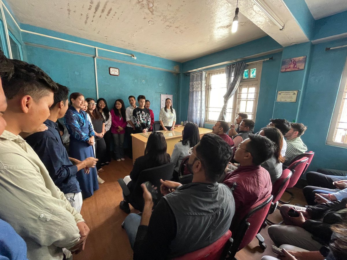 OTs visited I&amp;PR Namchi, where they interacted with DIO Ms. Deepti Pradhan and team. They’ve learnt differences and similarities between State and Central government communication systems. A valuable learning experience on how public messaging works across levels. #BharatDarshan