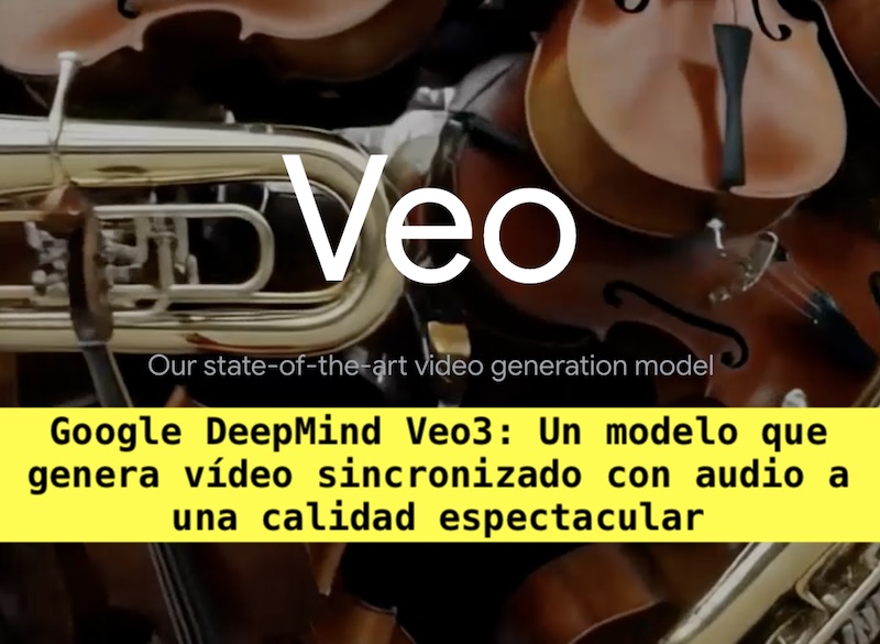 Chema Alonso (@chemaalonso) on Twitter photo El lado del mal - Google DeepMind Veo3: Un modelo que genera vídeo sincronizado con audio a una calidad espectacular elladodelmal.com/2025/05/google… #Veo3 #Google #Gemini #IA #GenAI #DeepMind #AI #InteligenciaArtificial El lado del mal - Google DeepMind Veo3: Un modelo que genera vídeo sincronizado con audio a una calidad espectacular elladodelmal.com/2025/05/google… #Veo3 #Google #Gemini #IA #GenAI #DeepMind #AI #InteligenciaArtificial