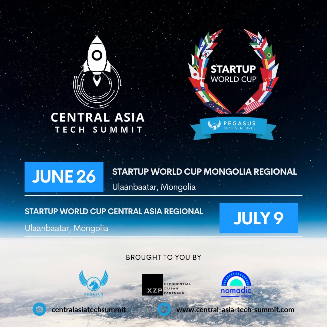 Xzpfund's tweet photo. 🚀 Central Asia Tech Summit is Back in 2025!
After a groundbreaking debut in 2024, we are thrilled to announce the return of the Central Asia Tech Summit 2025! https://t.co/GzfkgVfndf