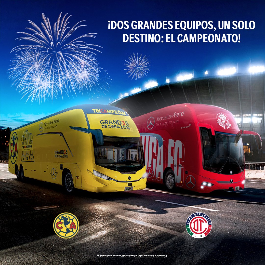 Hoy, nuestros dos grandes #eMBAjadores del fútbol se enfrentan en un partido lleno de adrenalina.

<a href="/ClubAmerica/">Club América</a>  y <a href="/TolucaFC/">Toluca FC</a> les deseamos el mejor de los partidos.