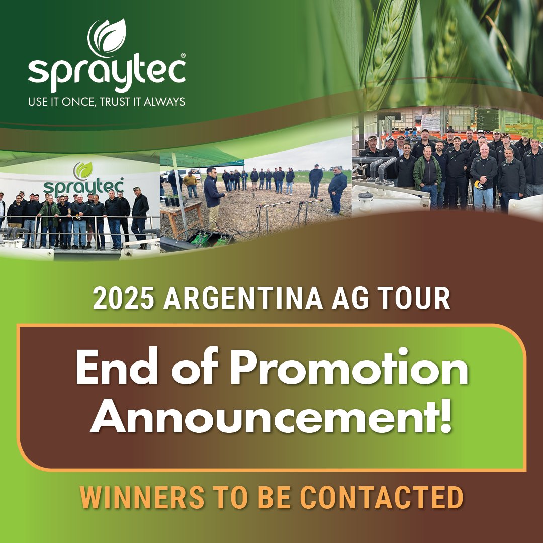 Gearing up for Argentina!

Our #SpraytecAgTour is around the corner, as we finalise the touring group.

🌾 Argentine ag insights
🔬 Global tech in action
🤝 Real connections

“Unforgettable.”
“Game-changing.”
“Confidence-building.”

#GrowWithSpraytec #AustralianAgLeaders