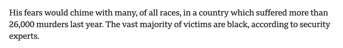 1upm's tweet photo. @scottjbrown @TheTNHoller @PressSec @karolineleavitt As in it's not a racial thing, and just about farmer violence? But that's now what the press sec is claiming. The facts in no way back up her explanation. And she surely knows it, just as Trump did. Which is what the journalist was getting it.
https://t.co/ByThYfeZZk https://t.co/2YzRDpQSKL