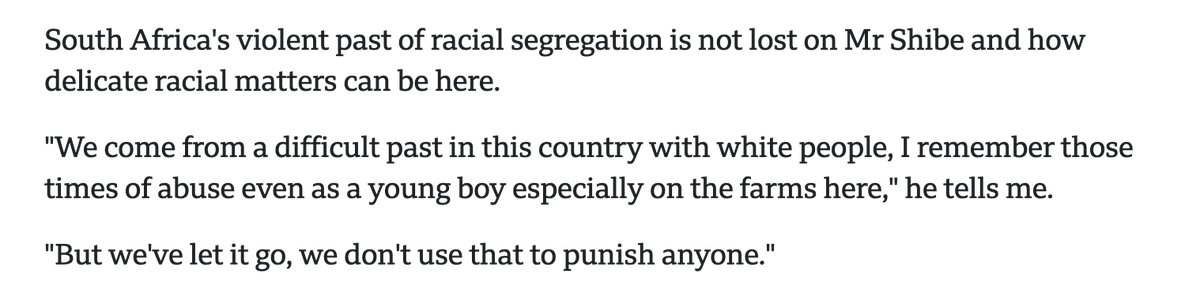 1upm's tweet photo. @scottjbrown @TheTNHoller @PressSec @karolineleavitt As in it's not a racial thing, and just about farmer violence? But that's now what the press sec is claiming. The facts in no way back up her explanation. And she surely knows it, just as Trump did. Which is what the journalist was getting it.
https://t.co/ByThYfeZZk https://t.co/2YzRDpQSKL