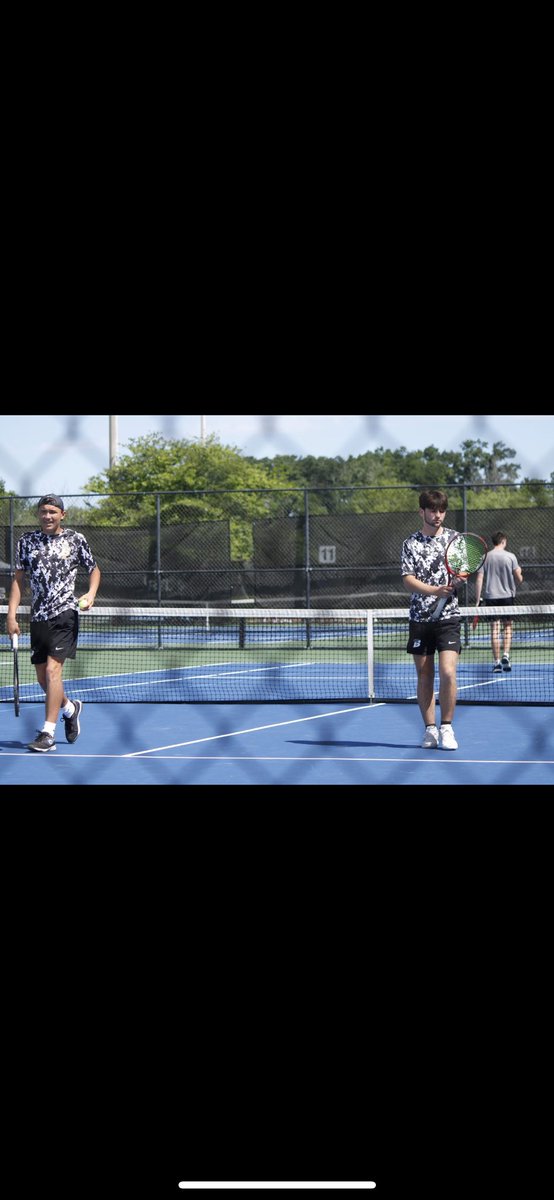 Couple of tough loses in the state tournament for these 3 amazing players.  Great job guys. You have forever left your mark on Bradley Tennis