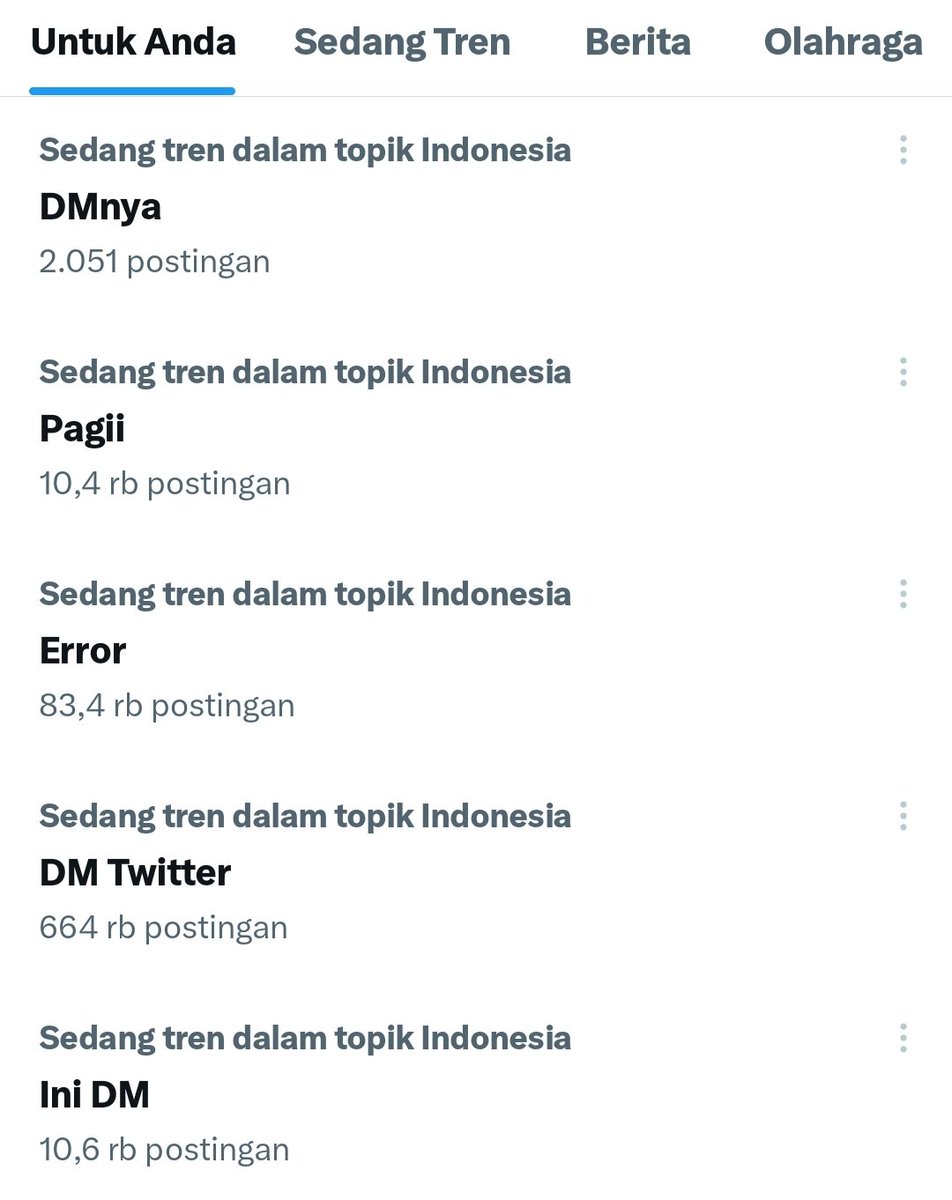 Atakiyido's tweet image. #DMnya #error #DMTwitter  Aduuh DM error. Pantesan udah trending aja  wkwkw 
Banyak DM mau jastip.