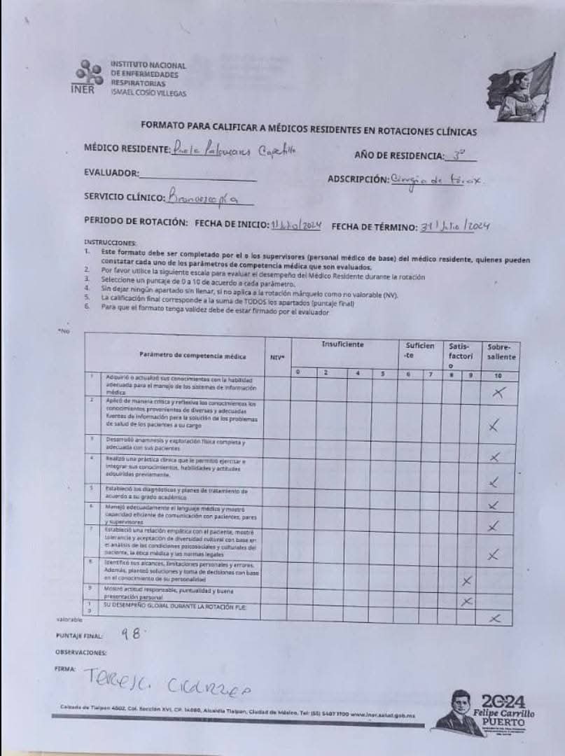 Dr_Reyner_Solis's tweet photo. Despiden a residente de qx cardiotorax y le inventan calificaciones reprobatorias. https://t.co/kiBlZMaxQQ