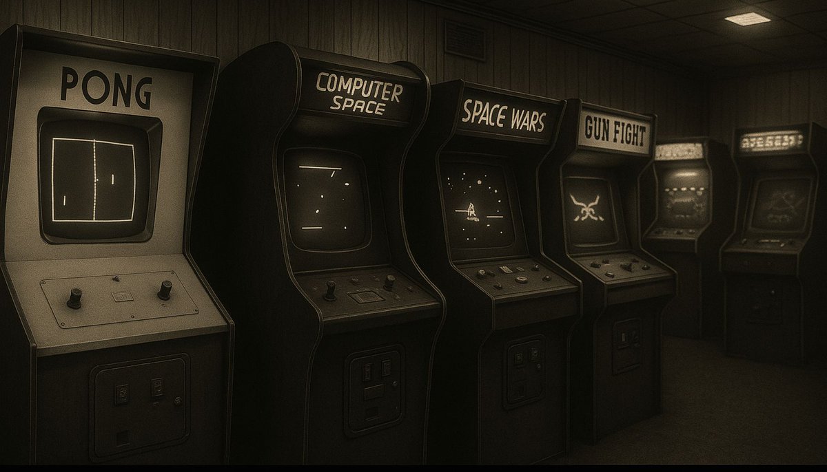 Remember Gun Fight? And Computer Space?!!?

#arcades #80s
