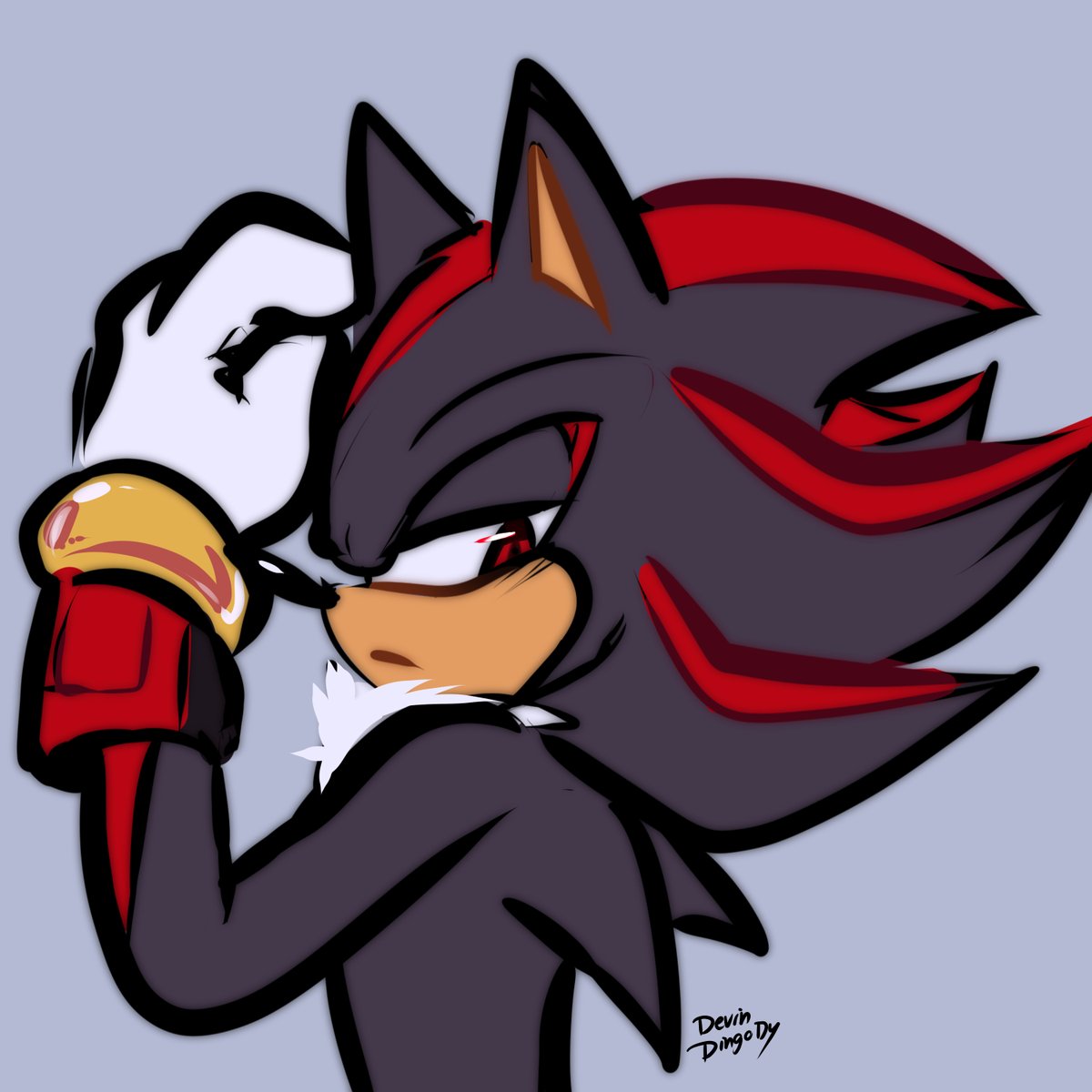 I'm not feeling well but anyway life goes on
Quick sketch 
#ShadowTheHedgehog