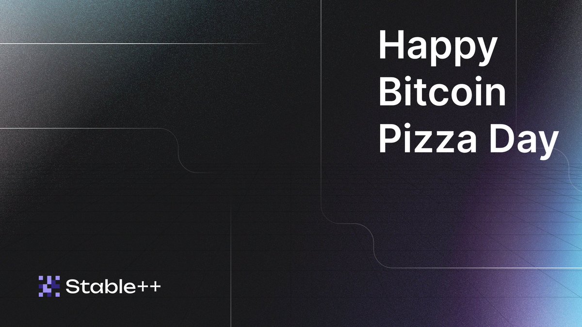stablepp's tweet image. Happy Bitcoin Pizza Day! 🍕

Guess what - while we celebrate the past, CKB is building the future of #Bitcoin.
Modular, scalable, and truly programmable.

The next chapter of $BTC starts here @CKBEcoFund