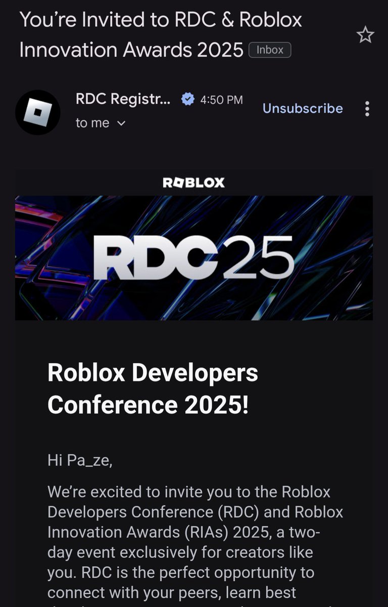 what a nice birthday present :) thx roblox