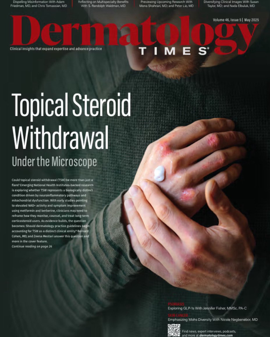 TSW is recognized by Dermatology Times! #tsw #topicalsteroidwithdrawal