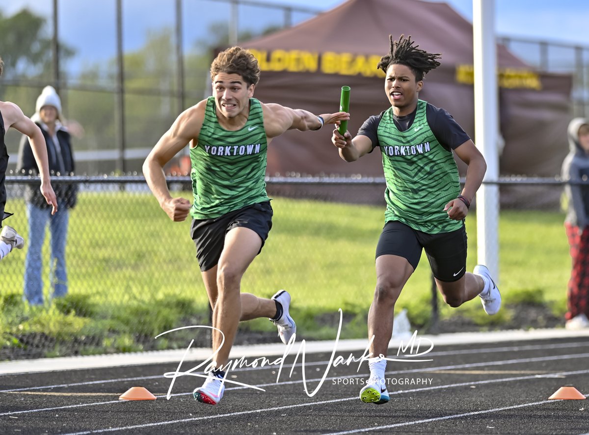 Dr Nanko Sports Photography (@sportsnanko) on Twitter photo Yorktown Tigers are Champions at the IHSAA Sectional Track & Field at Muncie Central High School. Ephraim Daugherty takes the hand off from Austin Kates in the 4 x 100mm. More great highlights to follow & full story at The Star Press
<a href="/YHSAthletics/">Yorktown Athletics</a> <a href="/Tiger_Track/">Yorktown Track & Field</a> <a href="/YHSDistance/">Yorktown Distance</a> Yorktown Tigers are Champions at the IHSAA Sectional Track & Field at Muncie Central High School. Ephraim Daugherty takes the hand off from Austin Kates in the 4 x 100mm. More great highlights to follow & full story at The Star Press
<a href="/YHSAthletics/">Yorktown Athletics</a> <a href="/Tiger_Track/">Yorktown Track & Field</a> <a href="/YHSDistance/">Yorktown Distance</a>
