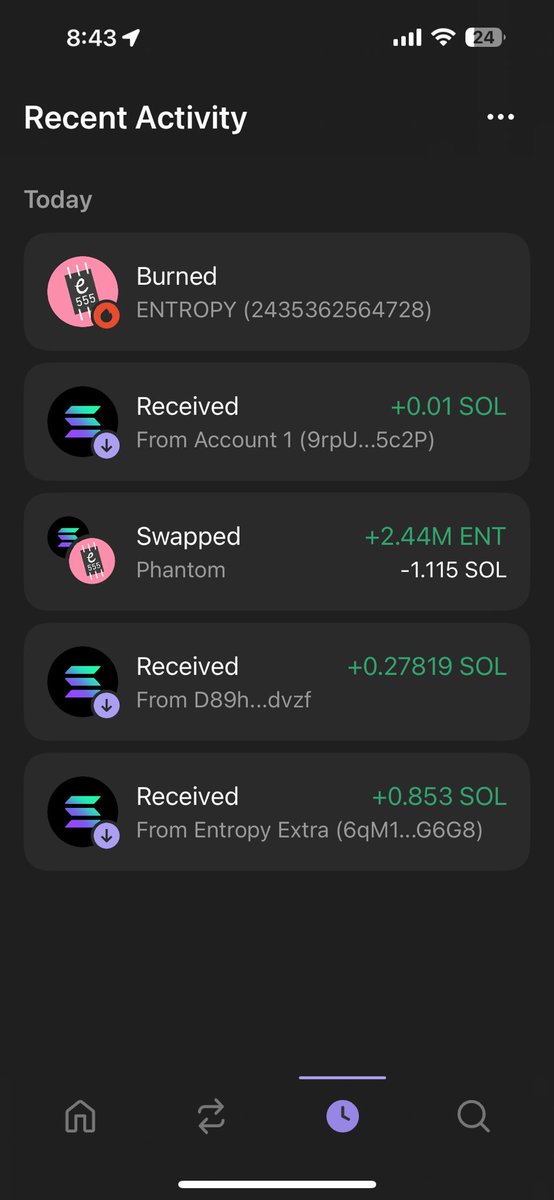 As a “token” of my appreciation to everyone for using my code when buying the <a href="/justentropylol/">ENTROPY 🔮</a> #ashlar miner yesterday on <a href="/Heliumdeploy/">HeliumDeploy ☁️</a> , I took $200 and bought 2.4 mil $ENT while on my live stream tonight, then burned all of it!! #minerseatfirst #itsnothing