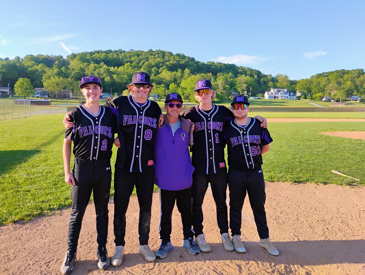 CoachLukeRich's tweet image. These young men are a special group! They keep writing another page to their story! On to Logan for the district ⚾ semifinal vs White Oak.