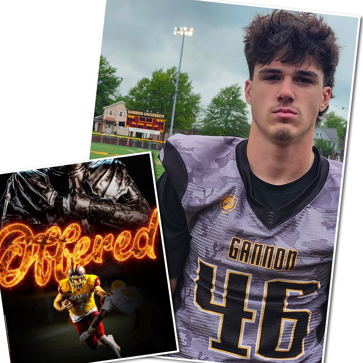 Jack Miles (@hatchetjack05) on Twitter photo After a Great Prospect Camp <a href="/FootballGannon/">Gannon Football</a> , I am honored to say I received my 1st Offer!! Thanks <a href="/coachkage/">Tony Caljean</a> Go Golden Knights!!! After a Great Prospect Camp <a href="/FootballGannon/">Gannon Football</a> , I am honored to say I received my 1st Offer!! Thanks <a href="/coachkage/">Tony Caljean</a> Go Golden Knights!!!