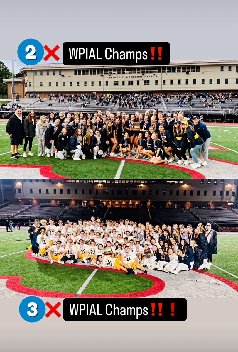 Congrats to Lebo’s Girl’s &amp; Boy’s Lax teams! 💙💛