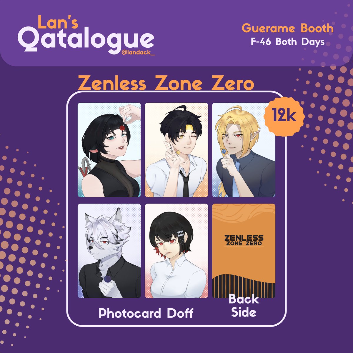 landack_'s tweet photo. FIXED AND FULL CATALOG IS READY YEAY!! 
(🔄&amp;❤️ makasii)

📍F-46 Guerame 🐟
🗓️Both Days (24-25 May)
🌟Wuthering Waves &amp; Zenless Zone Zero (ZZZ)

OTS Only! see u guisss🫶
#CFXXcatalogue #cfxx #CF20 https://t.co/TFocPf7q27