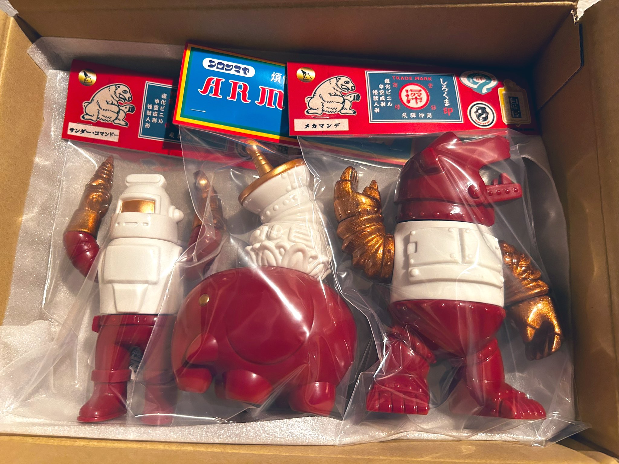 白熊屋 ソフビ メカマンデ サンダーコマンドー メカマンデ