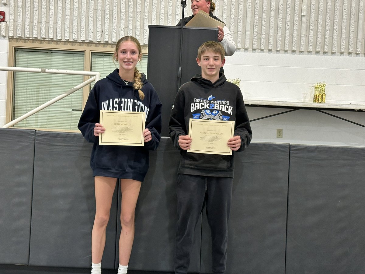 Congratulations to our Marietta award to Bishop Chatard winners.  Well deserved and they should be proud.