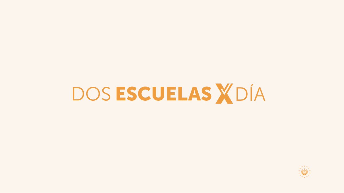 Casa Presidencial 🇸🇻 (@presidenciasv) on Twitter photo El Presidente <a href="/nayibbukele/">Nayib Bukele</a> anunció el programa #DosEscuelasXDía.
En el siguiente enlace encontrarás toda la información sobre cada una de las escuelas intervenidas:
👉 dosescuelasxdia.com
➡️ Montos de inversión
➡️ Ubicación
➡️ Fotografías
➡️ Personas beneficiadas
➡️ El Presidente <a href="/nayibbukele/">Nayib Bukele</a> anunció el programa #DosEscuelasXDía.
En el siguiente enlace encontrarás toda la información sobre cada una de las escuelas intervenidas:
👉 dosescuelasxdia.com
➡️ Montos de inversión
➡️ Ubicación
➡️ Fotografías
➡️ Personas beneficiadas
➡️