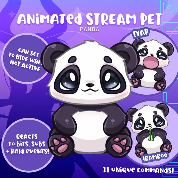 RebelThePanda's tweet photo. I just received Animated Panda Stream Pet from akremi870 via Throne. Thank you! https://t.co/ygBj12Hu2w #Wishlist #Throne https://t.co/BtGURfVHq4