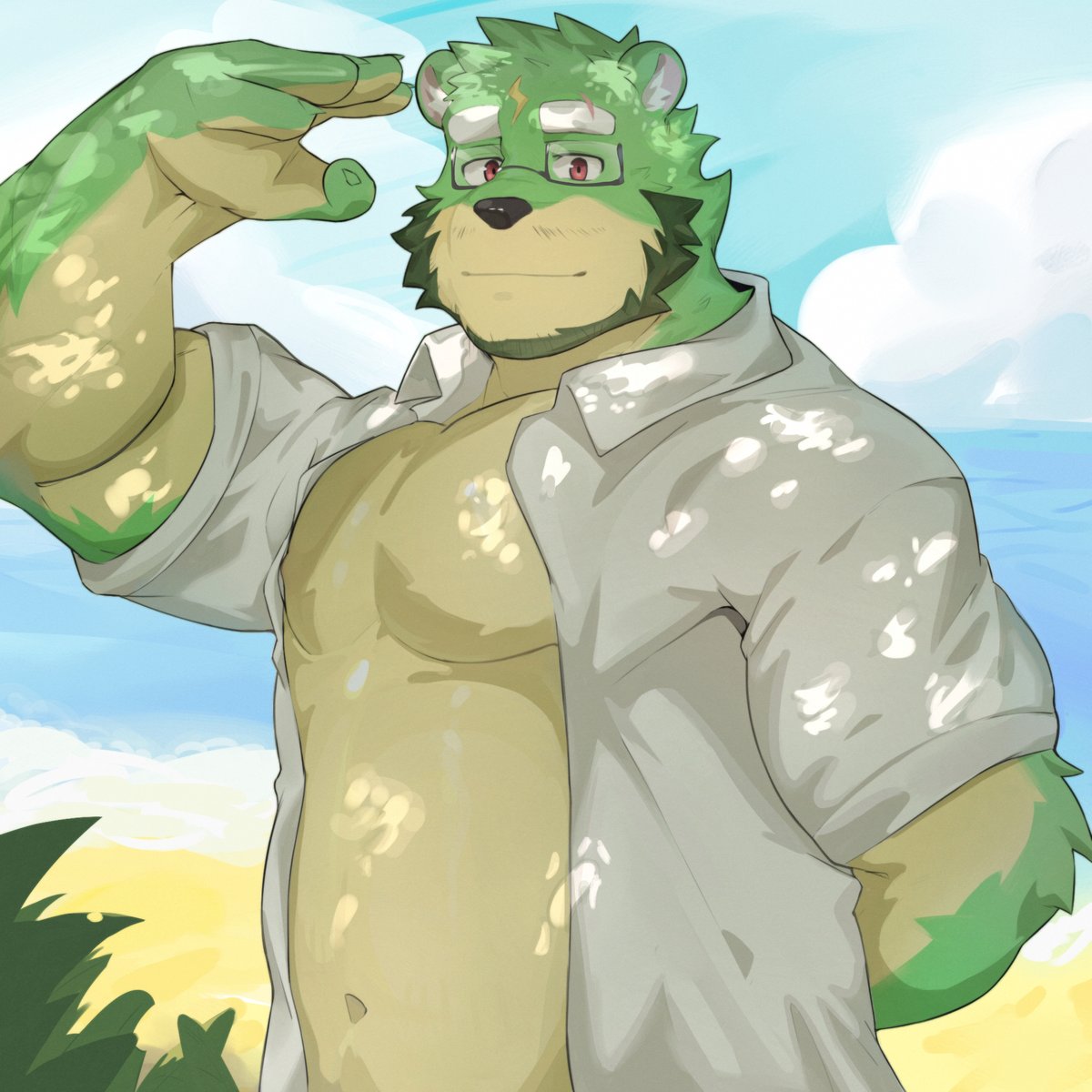 Under the tree 🌴🌴🌴
Art by <a href="/IniaowXiz/">子爱YCE</a>