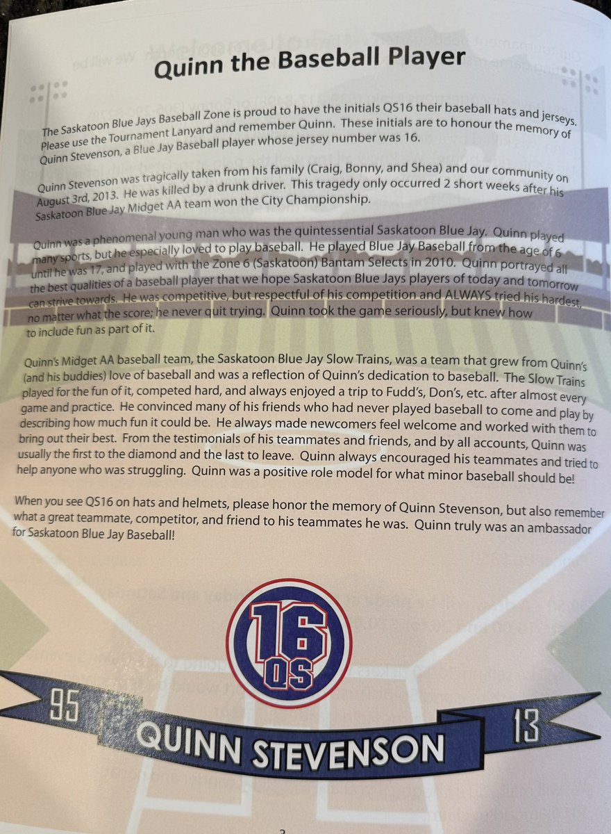 Tomorrow the Quinn Stevenson Memorial 18U AA Baseball Tournament begins. We have 28 teams. Thanks to our amazing g volunteers.  Have fun and remember Quinn. <a href="/SGItweets/">SGI</a> <a href="/SaskTel/">SaskTel</a> <a href="/GordieHoweSport/">Gordie Howe Sports Complex</a> <a href="/StoonBerries/">Saskatoon Berries</a> @alssourceforsports <a href="/sdbua/">Saskatoon Umpires</a> @minutemansaskatoon @saskatoonbaseball
