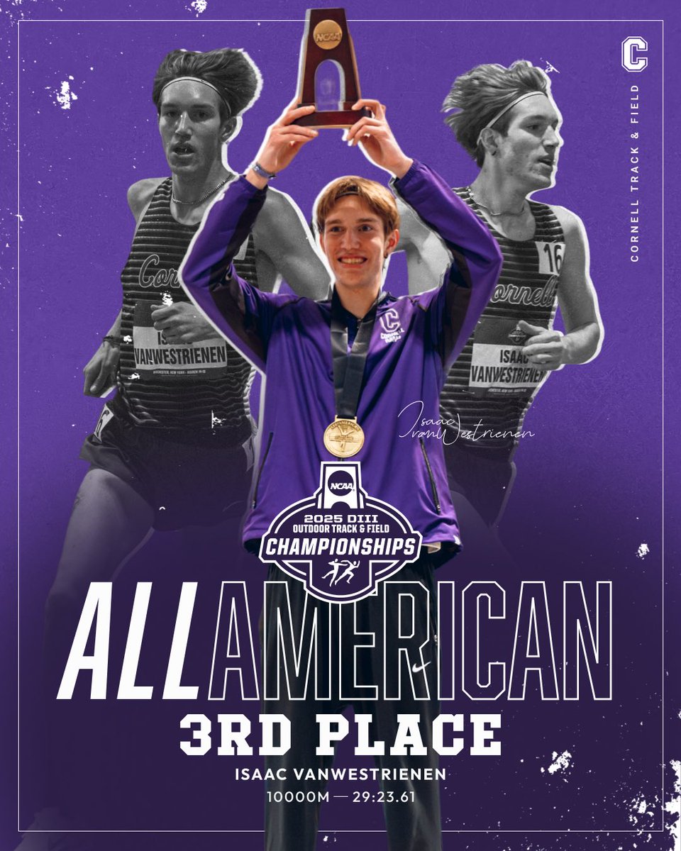 🏆𝑨𝑳𝑳-𝑨𝑴𝑬𝑹𝑰𝑪𝑨𝑵🇺🇸

Isaac vanWestrienen earns All-American honors with a 3rd place finish in the 10,000m in a time of 29:23.61!

#AllAmerican | #NCAATrack | #RollRams