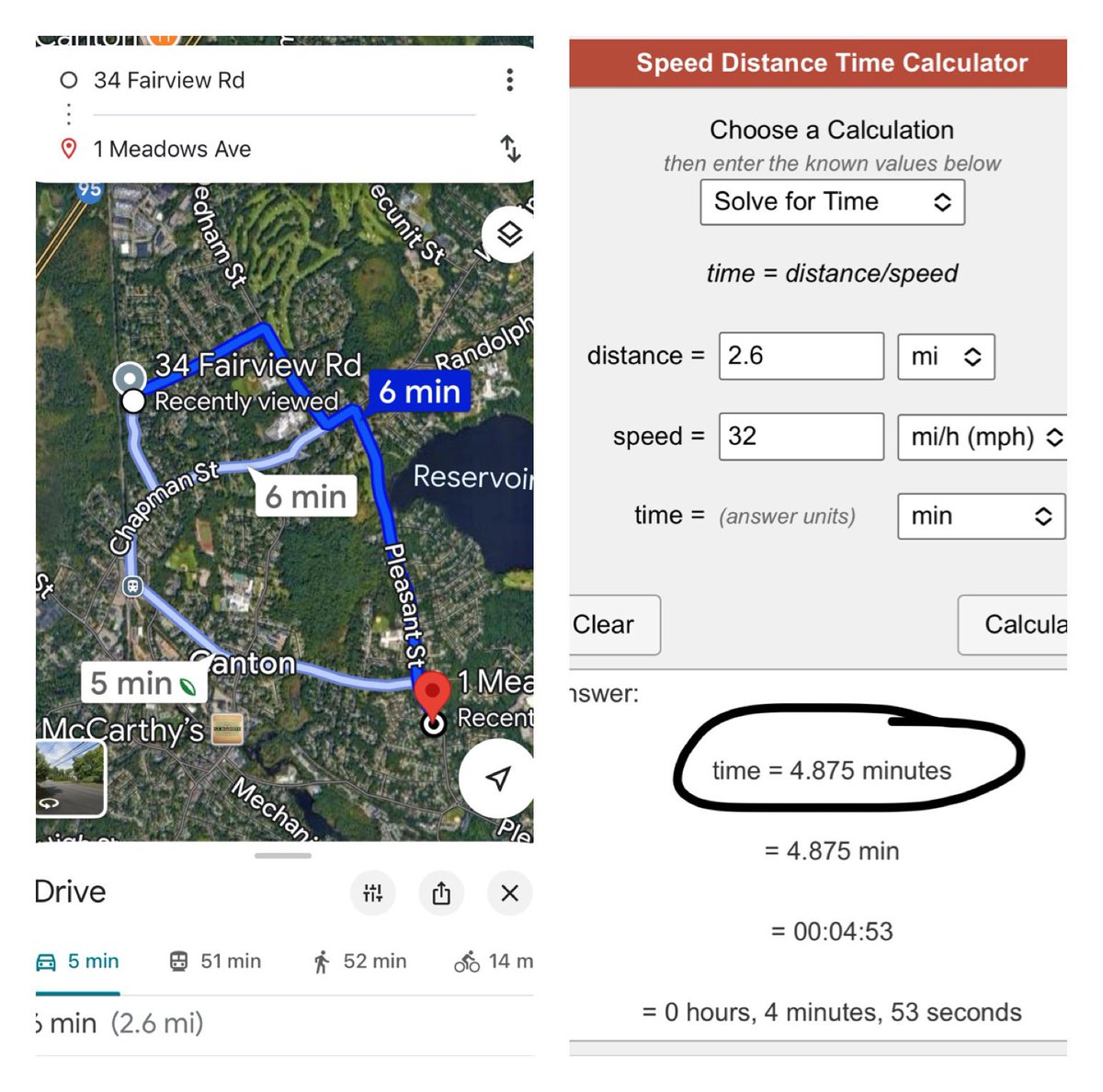 SamanthaSm54183's tweet image. This Nurse Kim woman could be one of the dumbest people on the planet. She honestly thinks everyone drives the exact speed Waze suggests. All Karen had to do was average about 33mph to make it by 12:36:40.