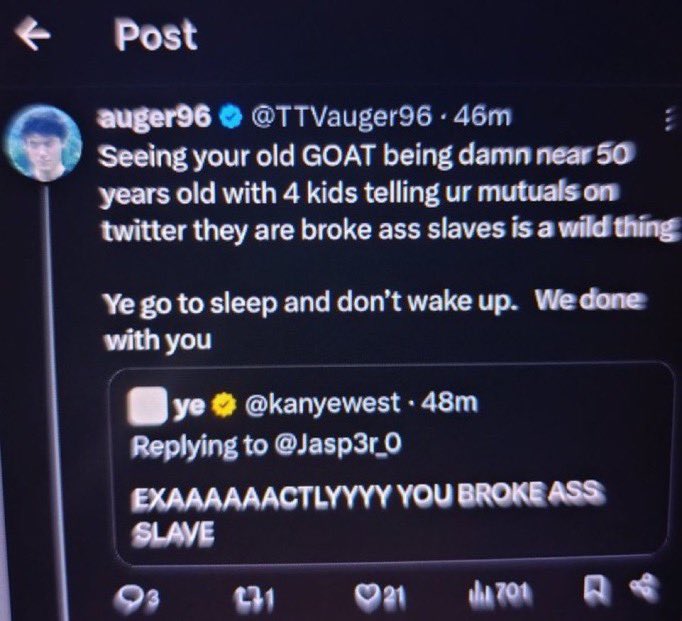 TheJeenYuhsOne's tweet photo. @Nero @TTVauger96 @______zar Wanted him dead over the tweets lmao https://t.co/DsgYbgXmR3