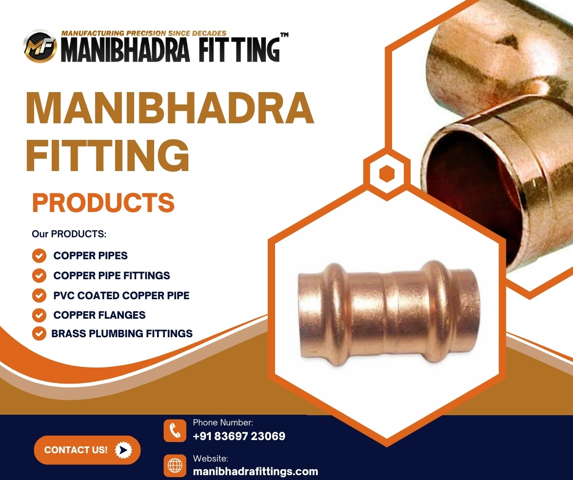manibhadra889's tweet image. Upgrade your piping system with copper pipes, copper pipe fittings, PVC coated copper pipes, copper flanges, brass fittings, and MGPS copper pipes from Manibhadra Fitting.

manibhadrafittings.com/copper-couplin…

#PVCCoatedCopperPipe #CopperExperts #IndustrialFittings #PlumbingFittings