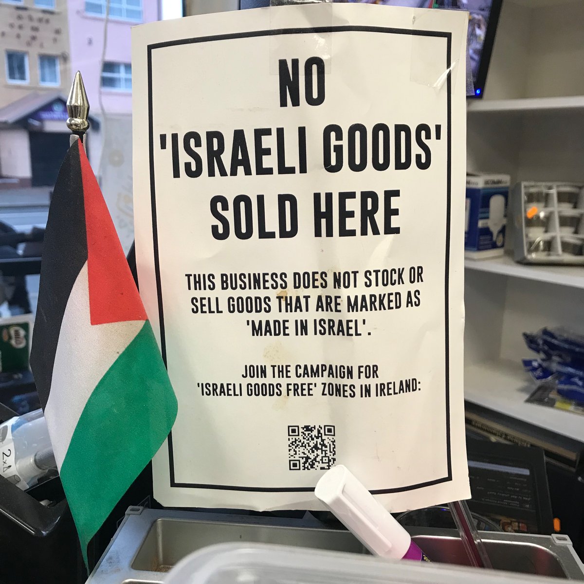 My local Shop Belfast Ireland  🇵🇸🇮🇪