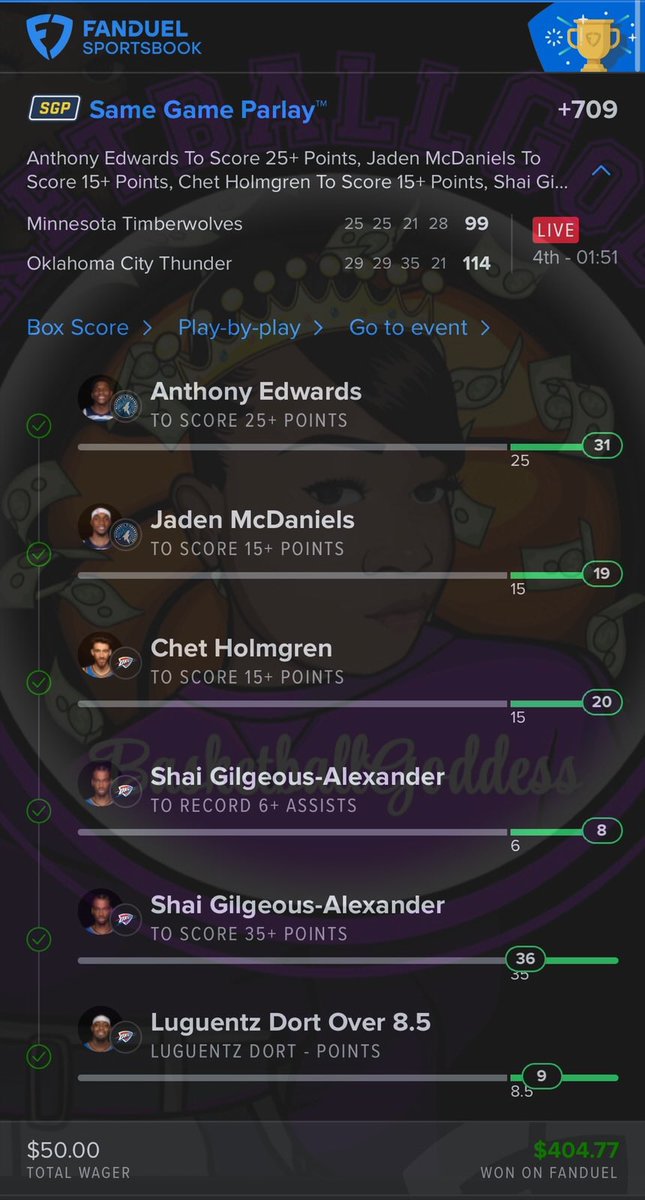 BrookieJ07's tweet image. Another NBA CASH‼️🤑💰💵💸✅🏆🥳🎉🎊