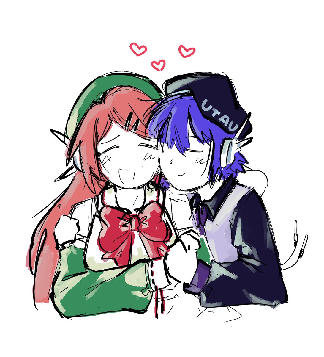 合作アクリル画 イワフネカナメ x モモ 合作アクリル画 イワフネカナメ